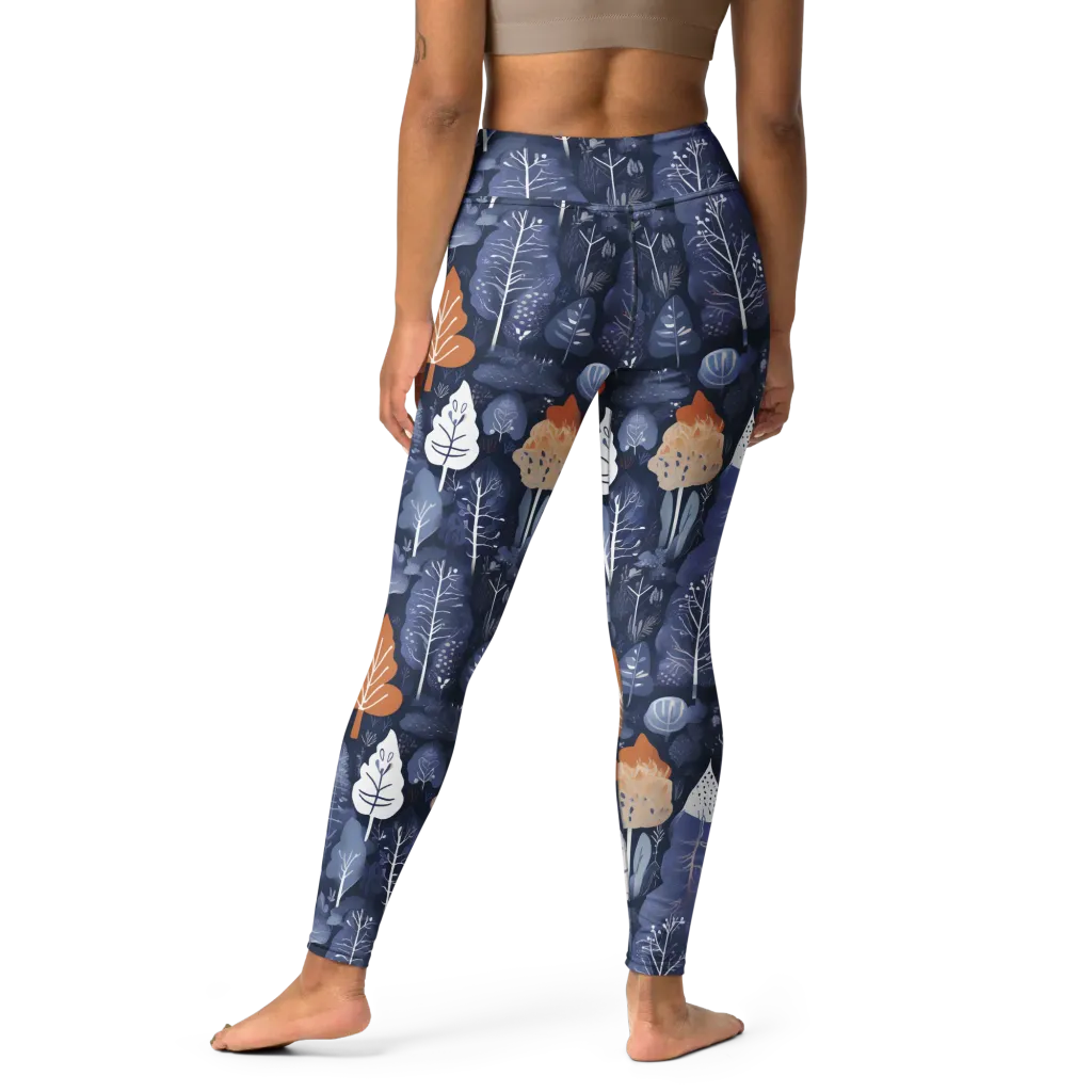 Midnight Canopy on Yoga Leggings — Print file