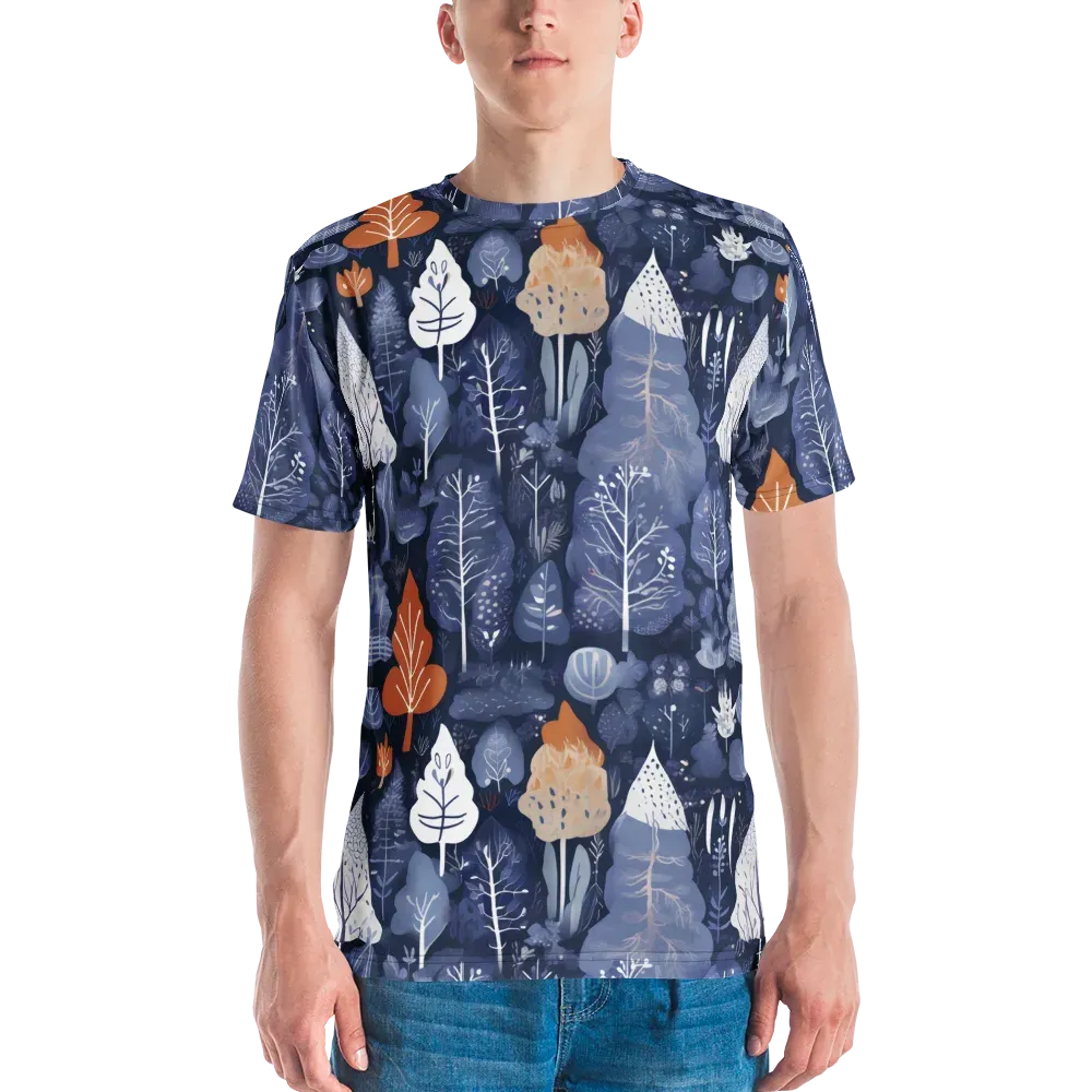 Midnight Canopy on Men's Crew Neck T-Shirt — Front