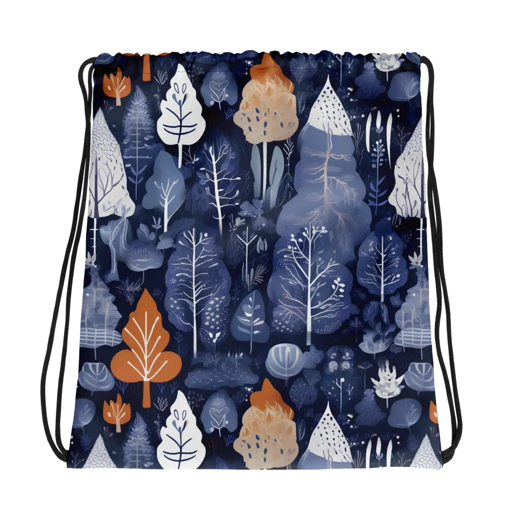 Midnight Canopy on Drawstring Bag — Mockup