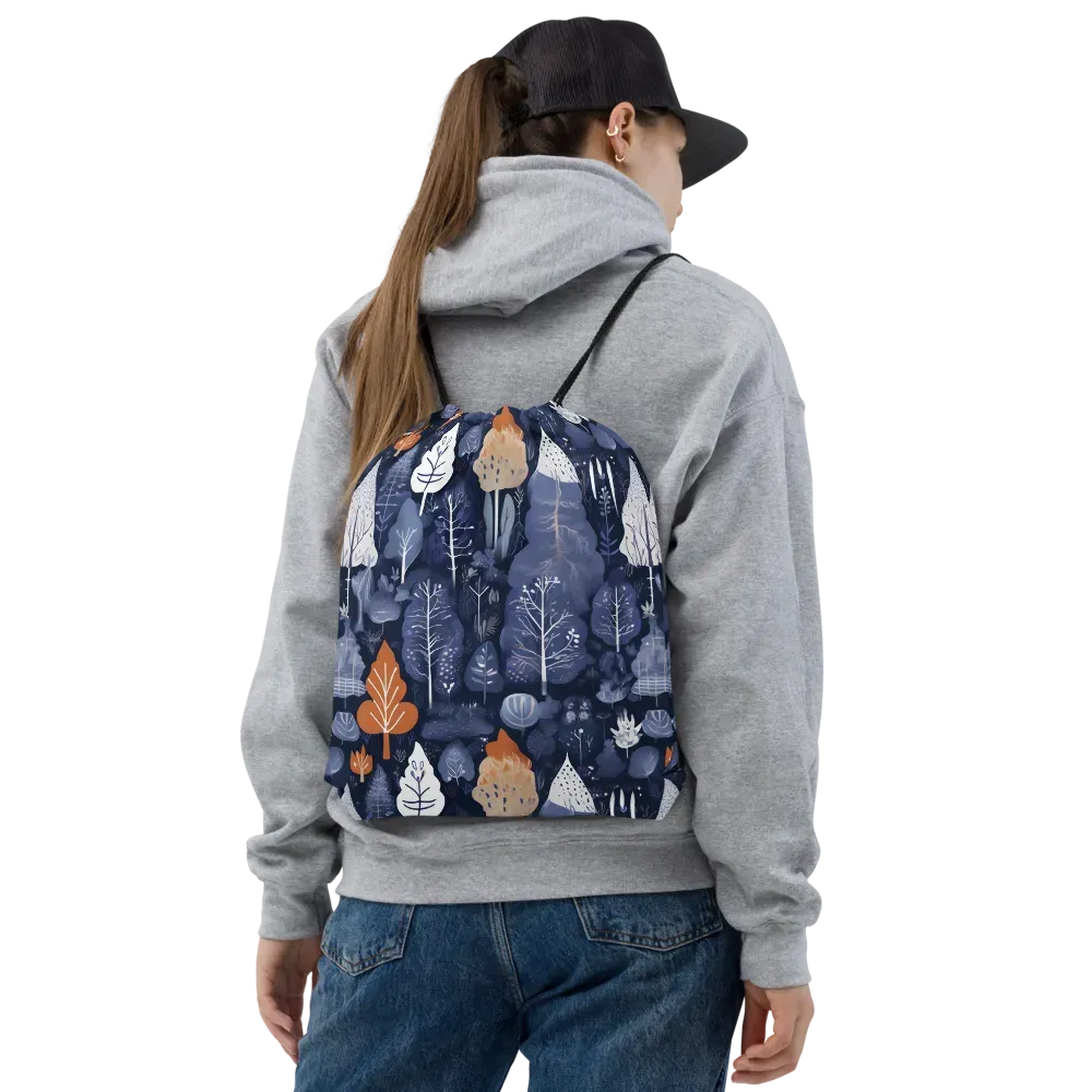 Midnight Canopy on Drawstring Bag — Front