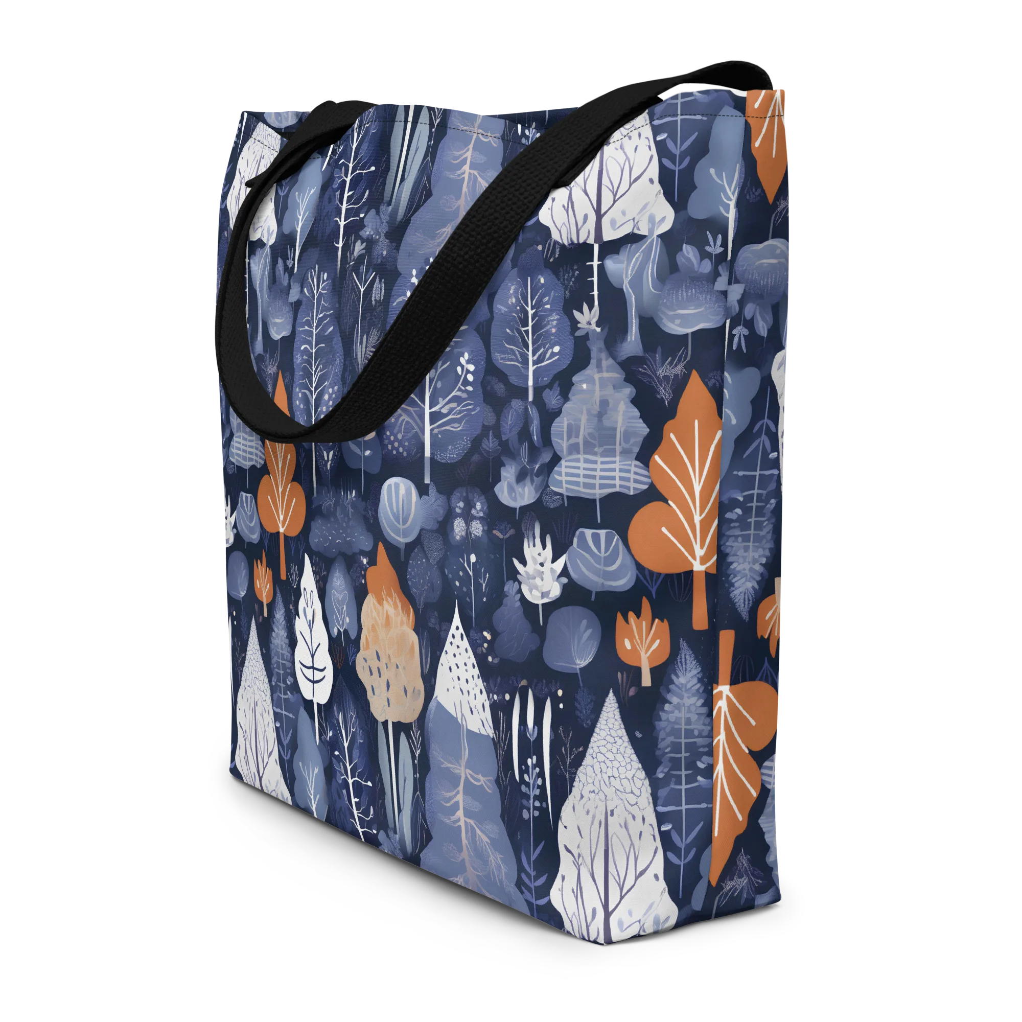 Midnight Canopy on Large Tote Bag W/ Pocket — Print file