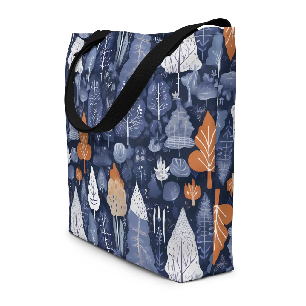 Midnight Canopy on Large Tote Bag W/ Pocket — Print file