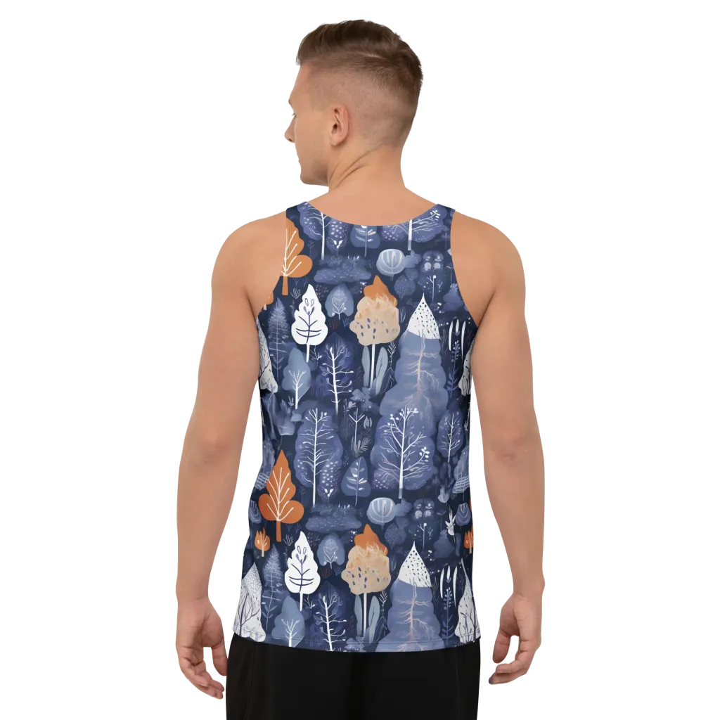 Midnight Canopy on Men's Tank Top — Back print