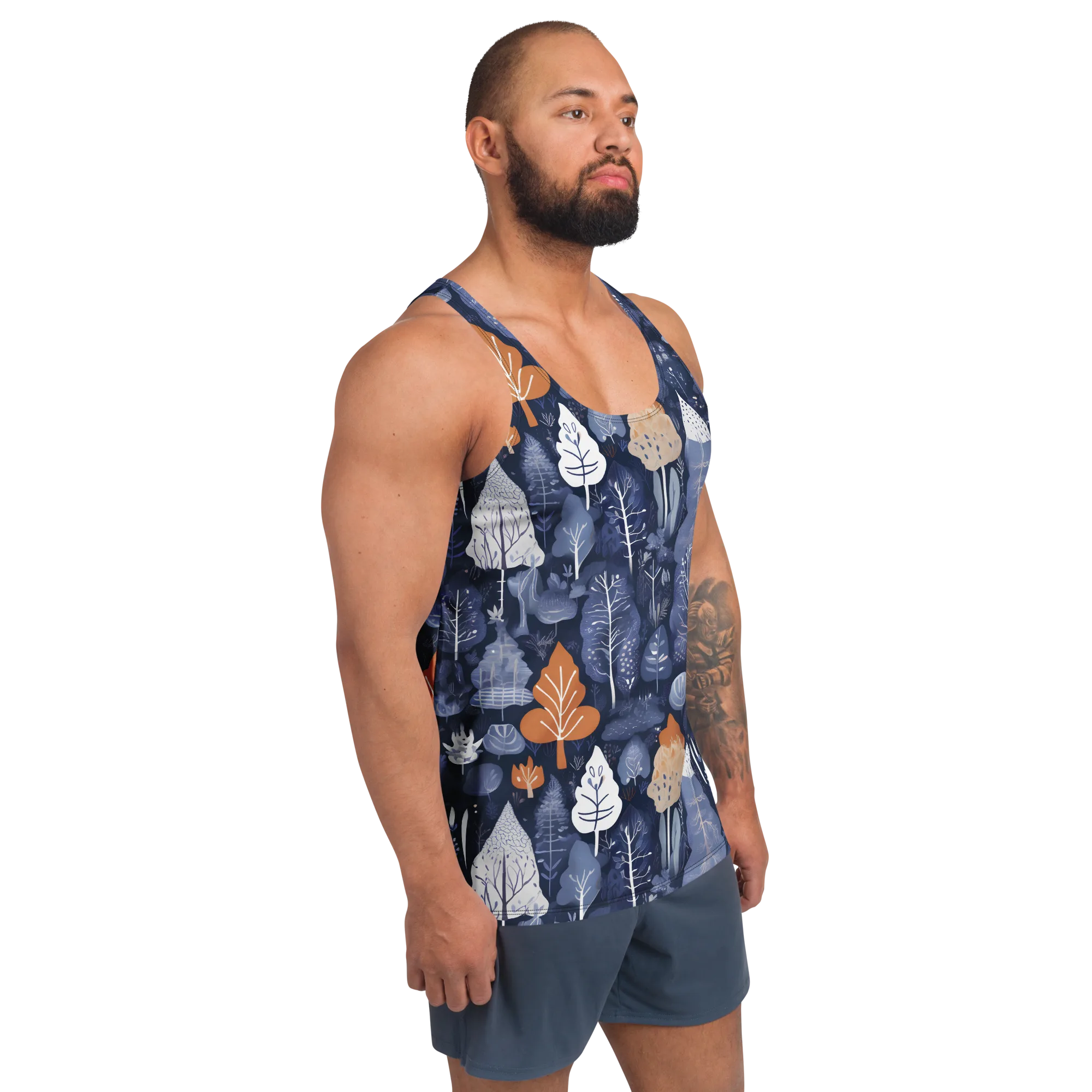 Midnight Canopy on Men's Tank Top — Front print
