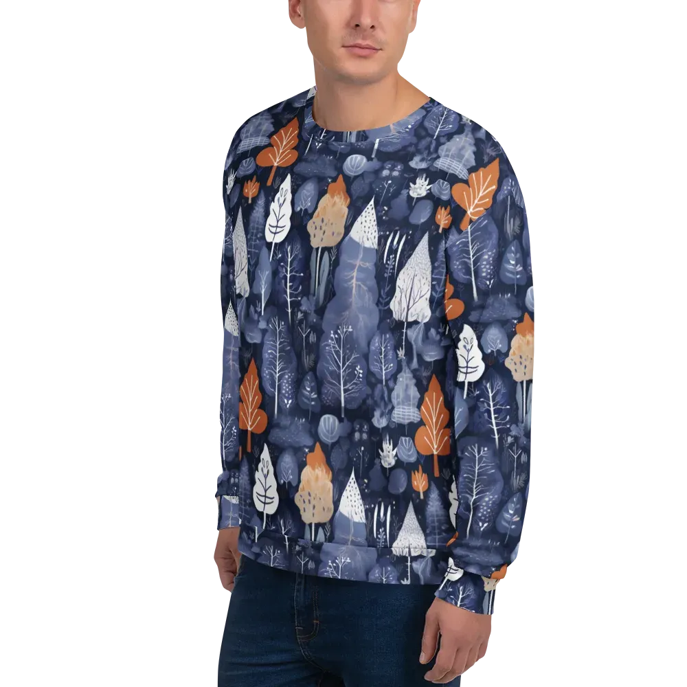 Midnight Canopy on Sweatshirt — Left Front