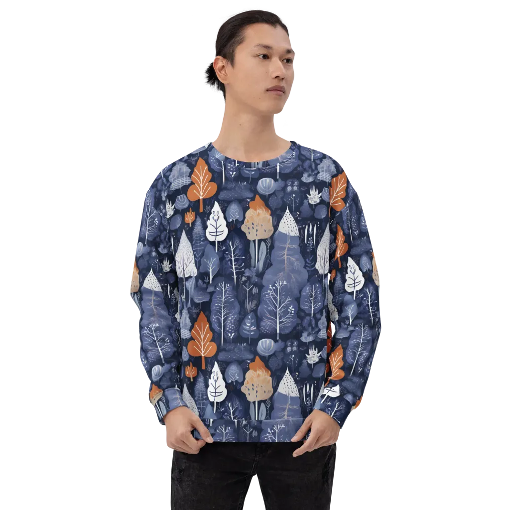 Midnight Canopy on Sweatshirt — Front print