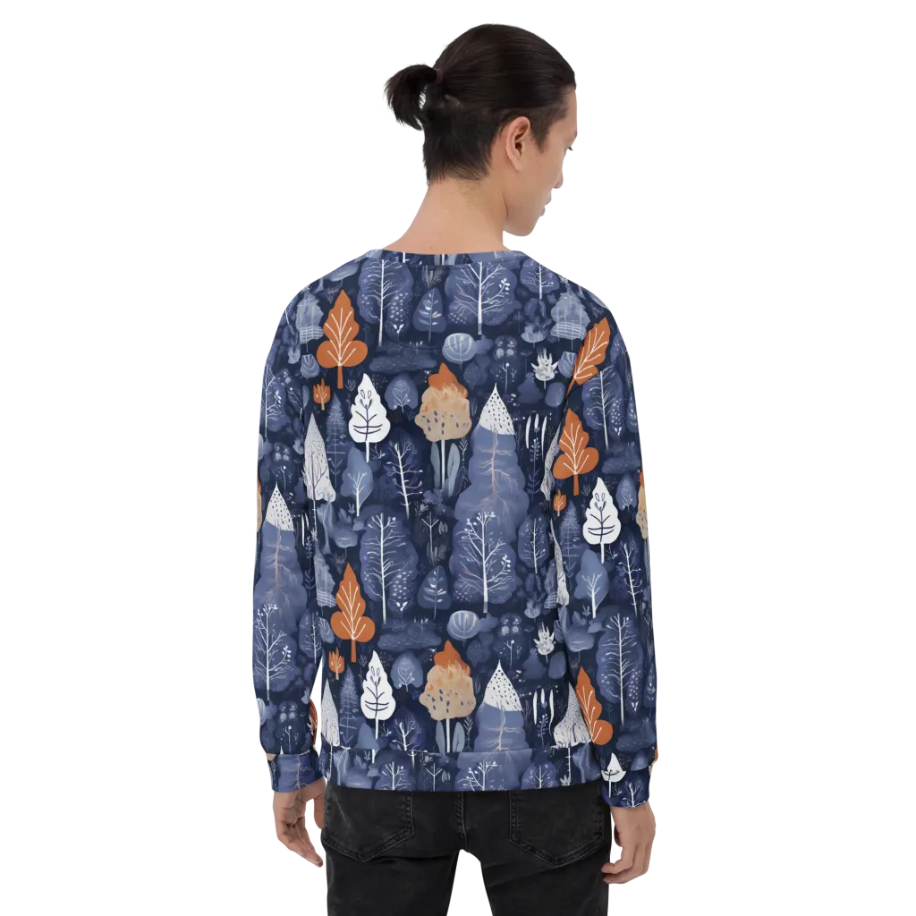 Midnight Canopy on Sweatshirt — Back print
