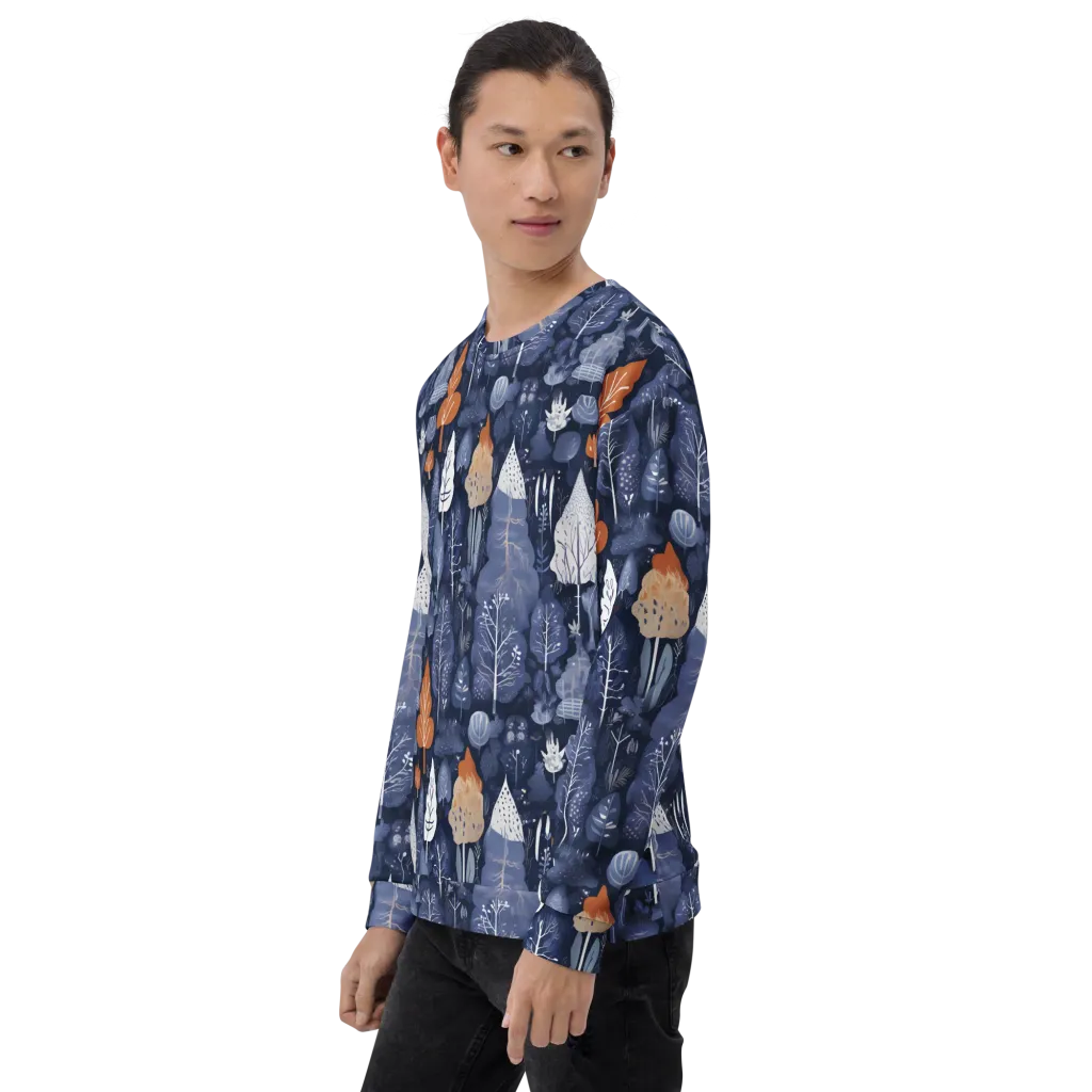 Midnight Canopy on Sweatshirt — Left sleeve