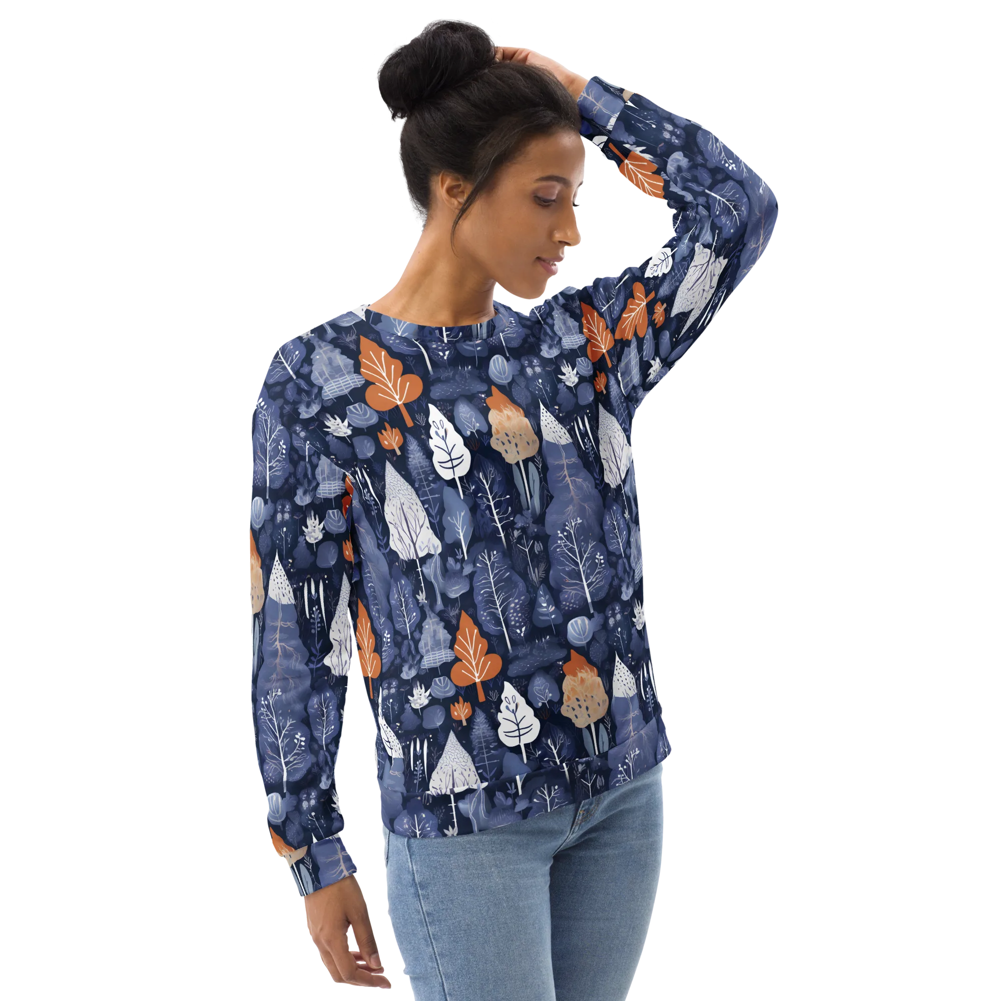 Midnight Canopy on Sweatshirt — Right sleeve