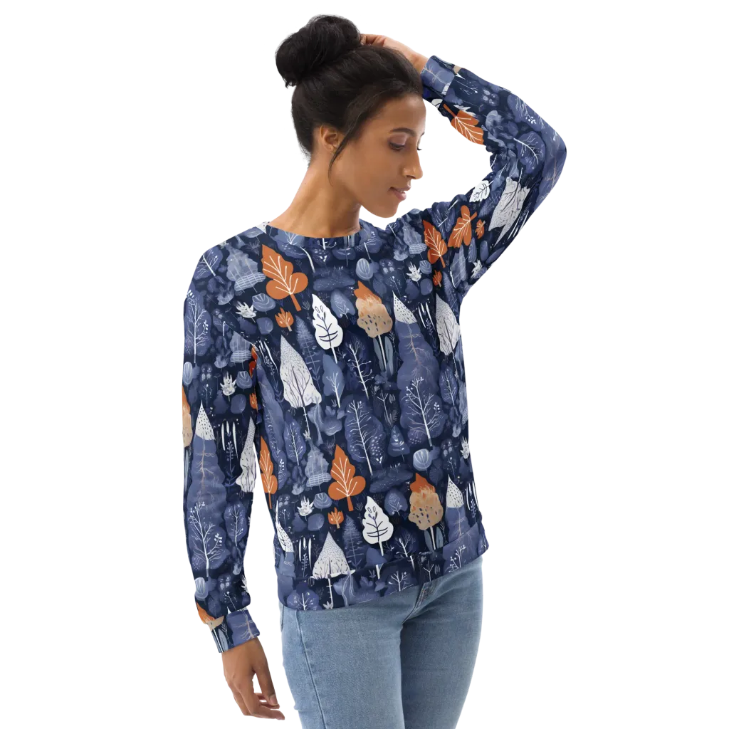 Midnight Canopy on Sweatshirt — Right sleeve
