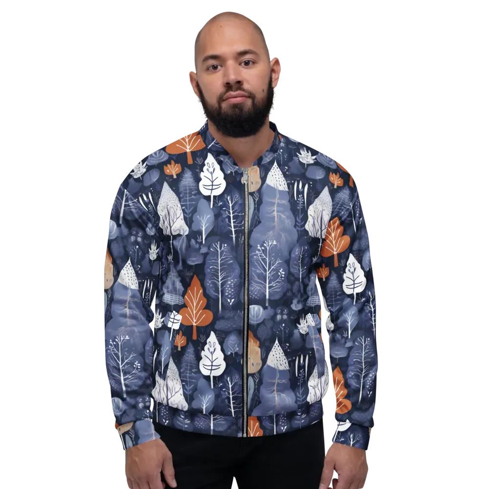 Midnight Canopy on Bomber Jacket — Front