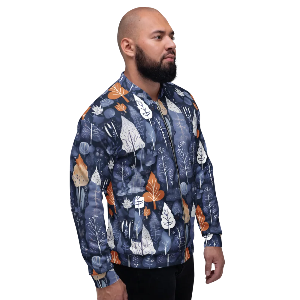 Midnight Canopy on Bomber Jacket — Back print