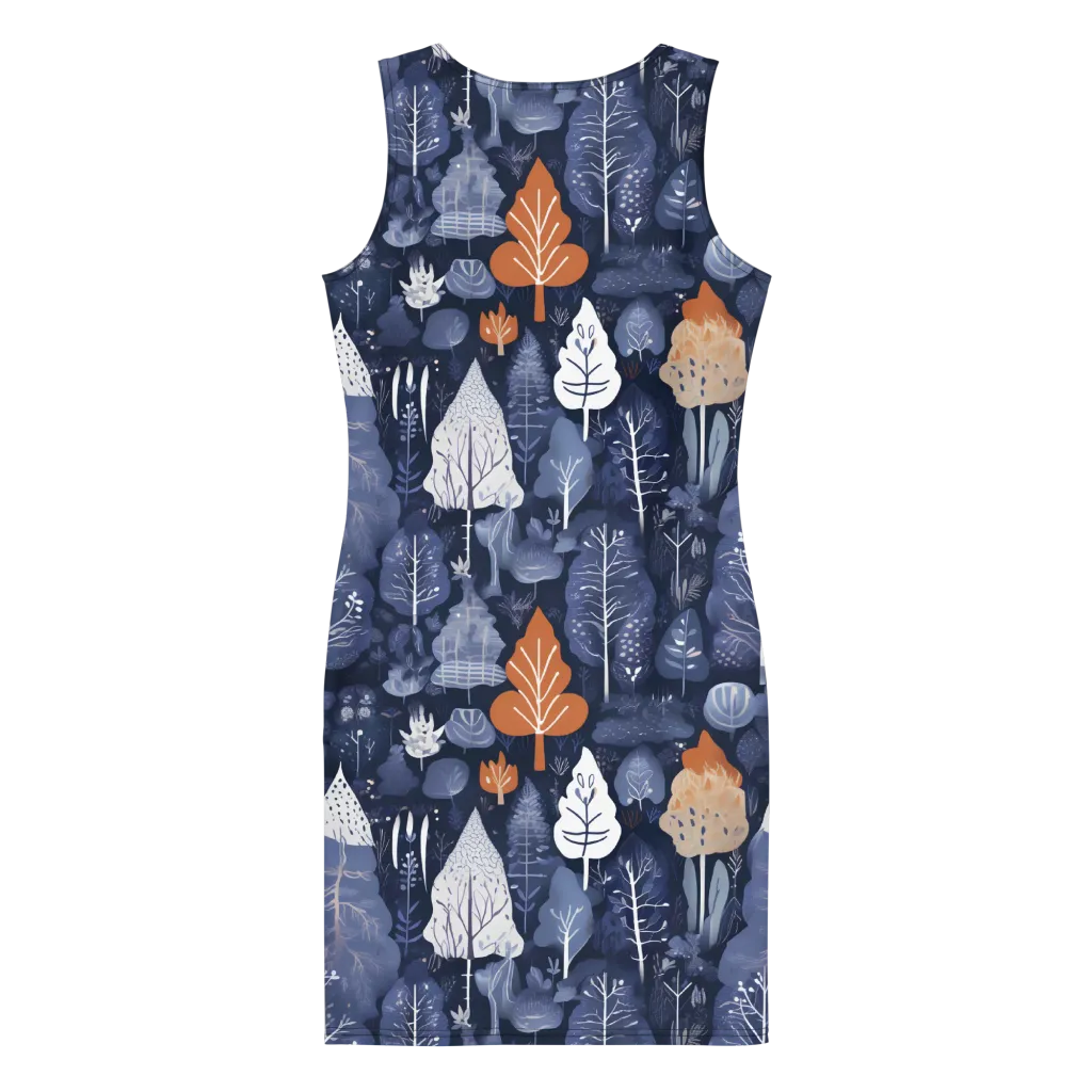 Midnight Canopy on Bodycon Dress — Print file