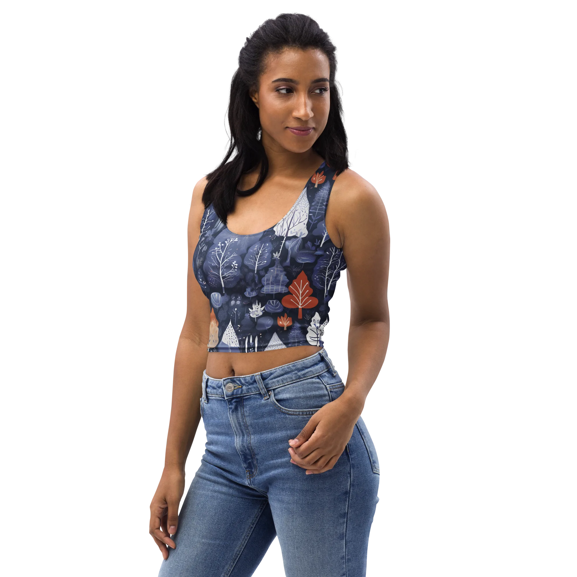 Midnight Canopy on Crop Top — Print file