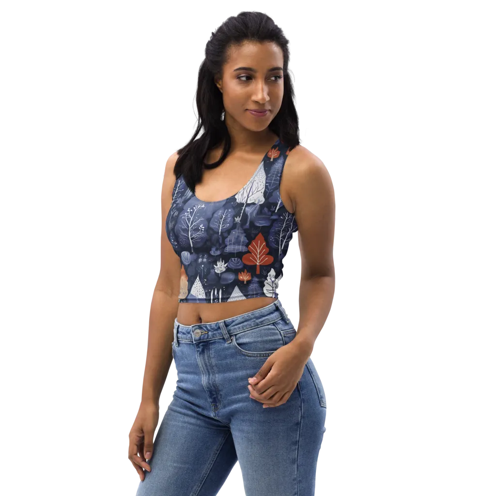 Midnight Canopy on Crop Top — Print file