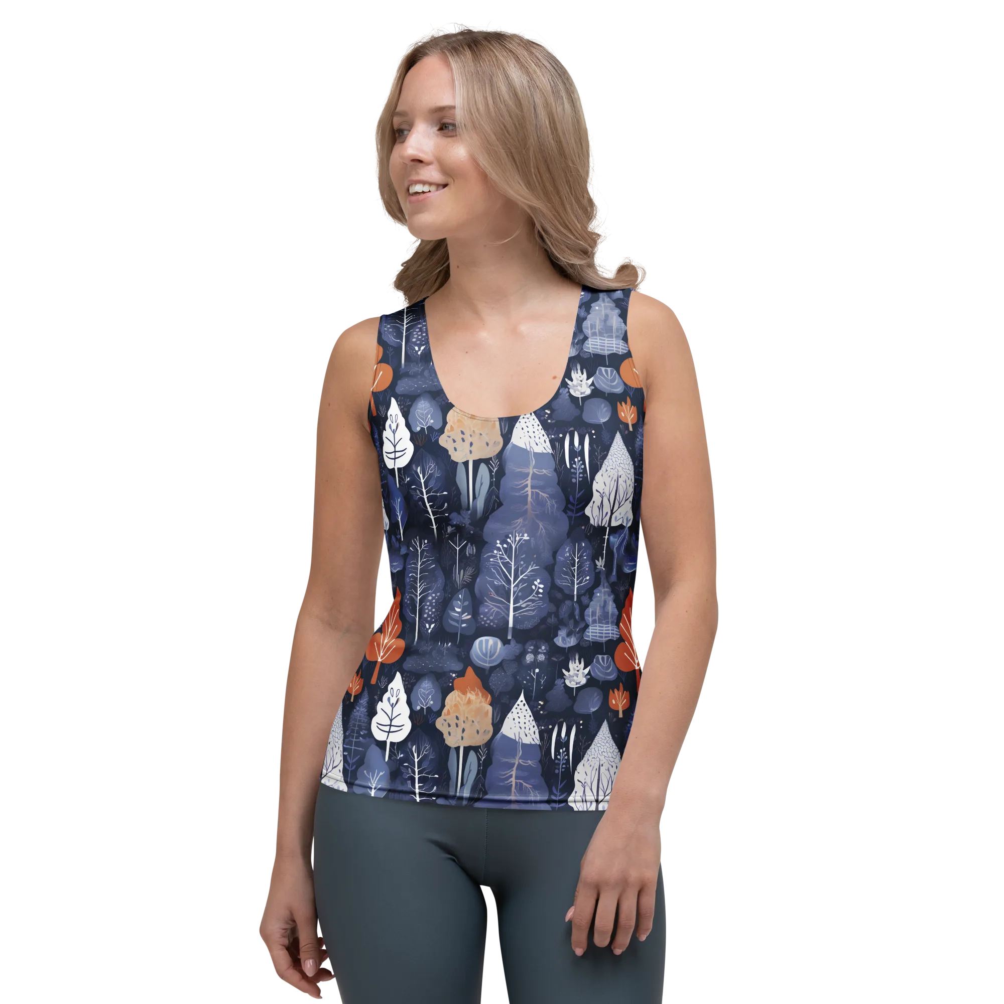 Midnight Canopy on Women's Tank Top — Front