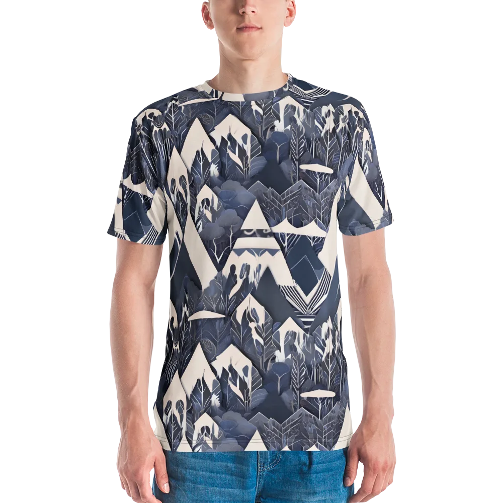 Nocturne Botanica on Men's Crew Neck T-Shirt — Front