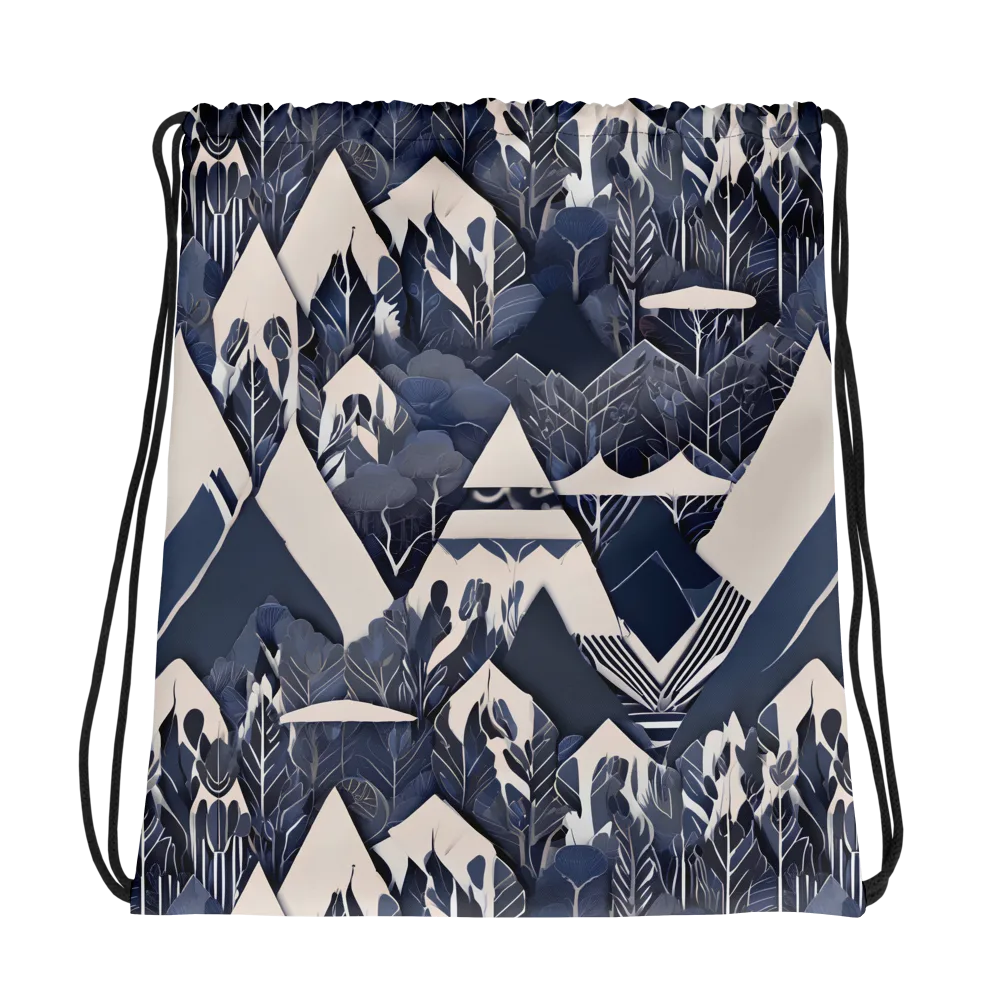 Nocturne Botanica on Drawstring Bag — Mockup