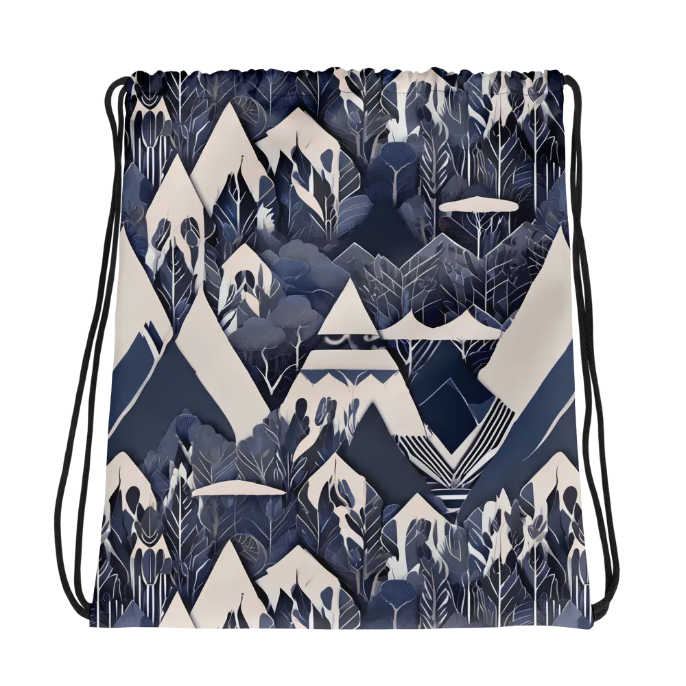 Nocturne Botanica on Drawstring Bag — Mockup