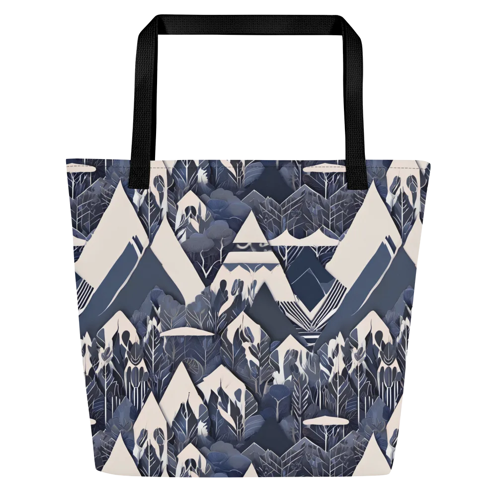 Nocturne Botanica on Large Tote Bag W/ Pocket — Front