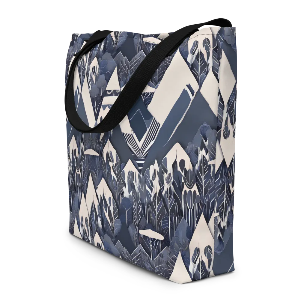 Nocturne Botanica on Large Tote Bag W/ Pocket — Print file