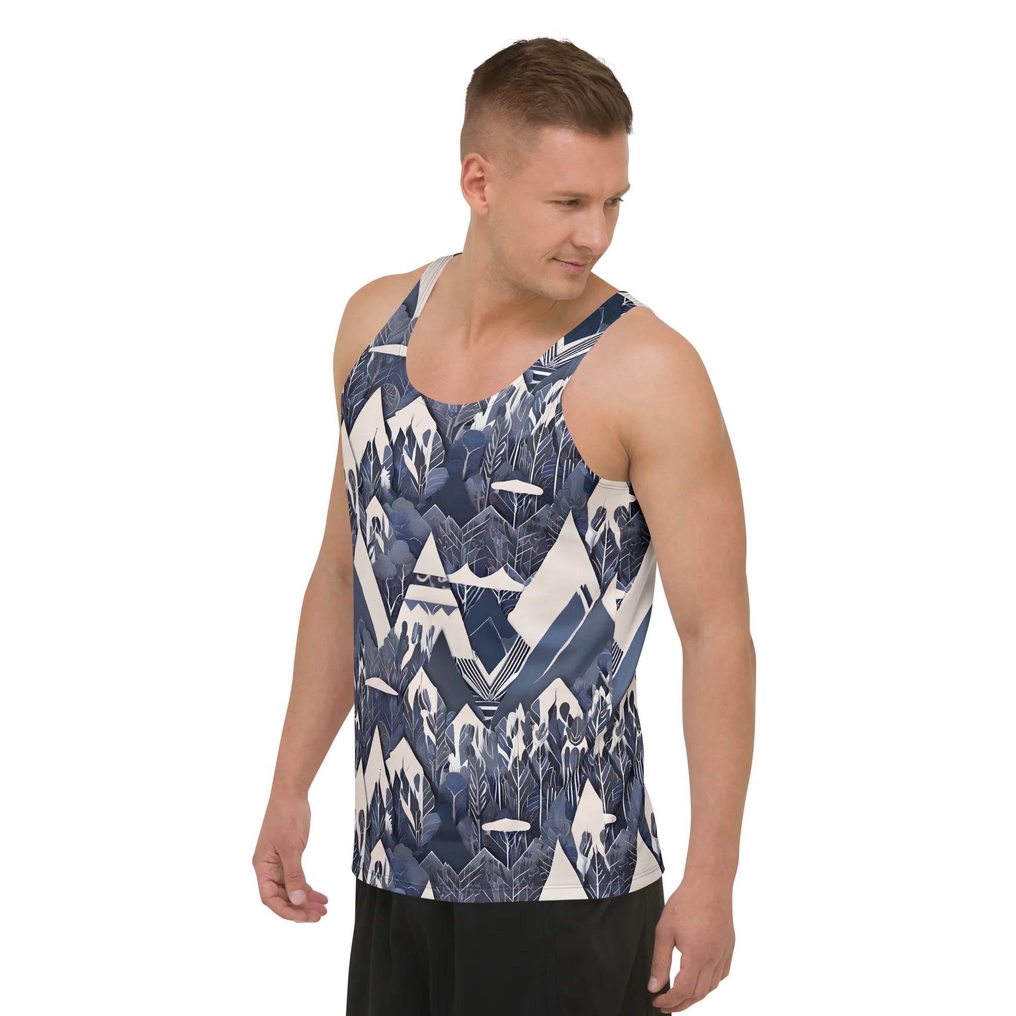 Nocturne Botanica on Men's Tank Top — Front print