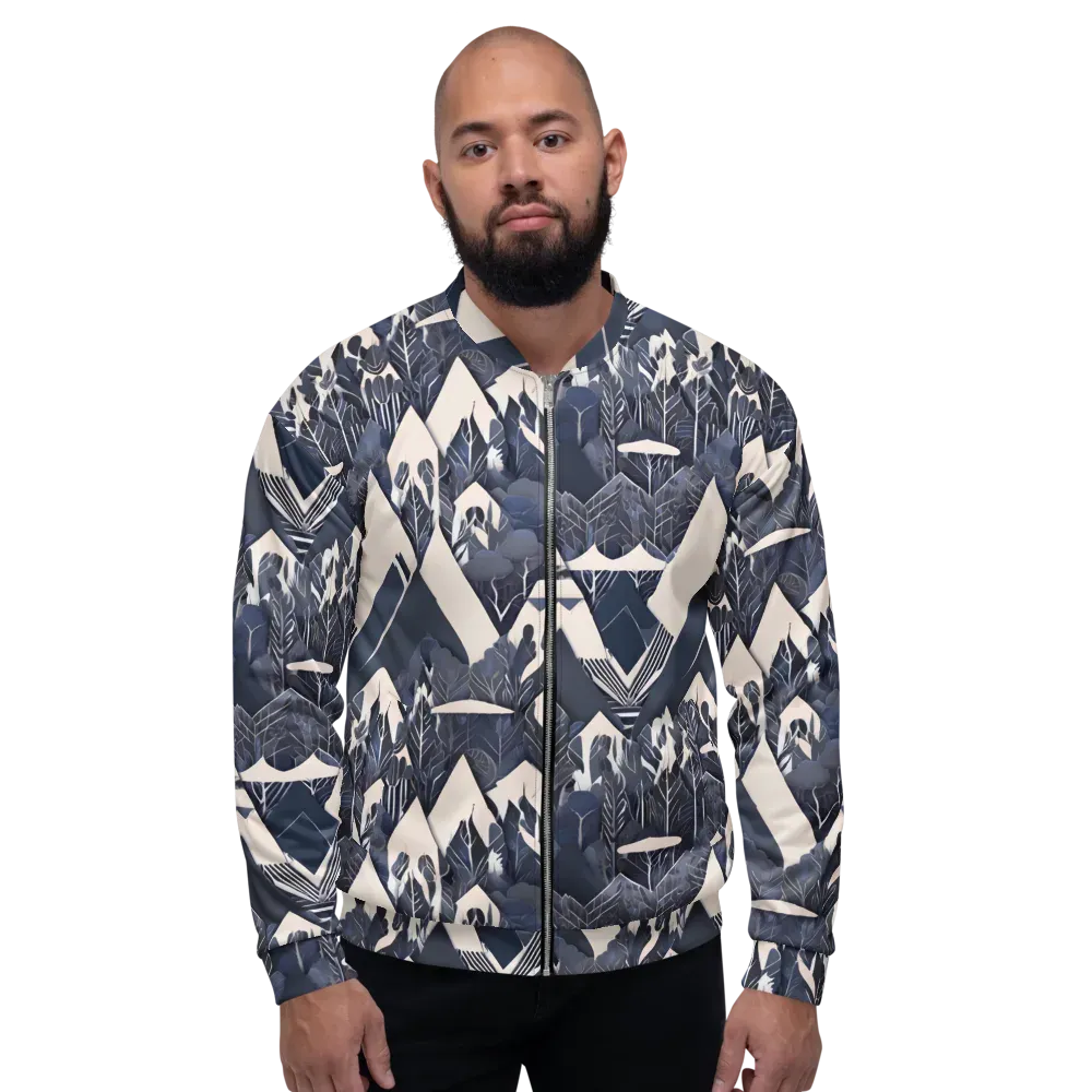 Nocturne Botanica on Bomber Jacket — Front