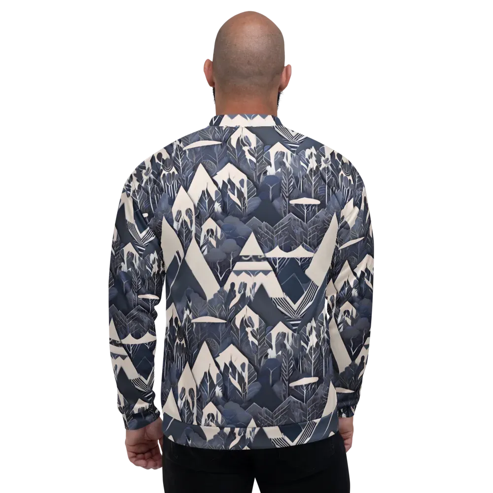 Nocturne Botanica on Bomber Jacket — Back