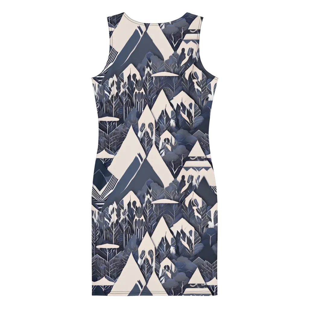 Nocturne Botanica on Bodycon Dress — Print file