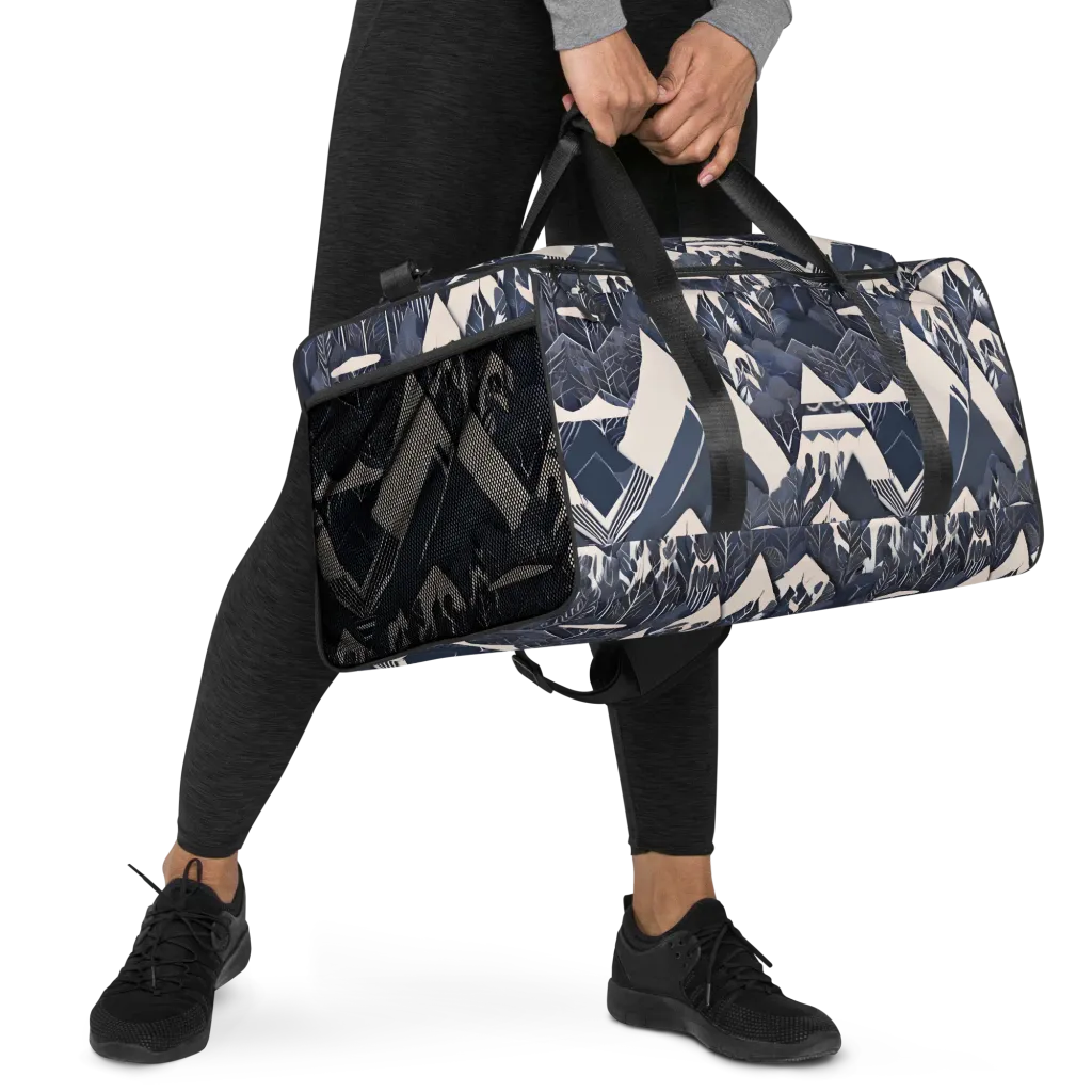 Nocturne Botanica on Duffle Bag — Right Front