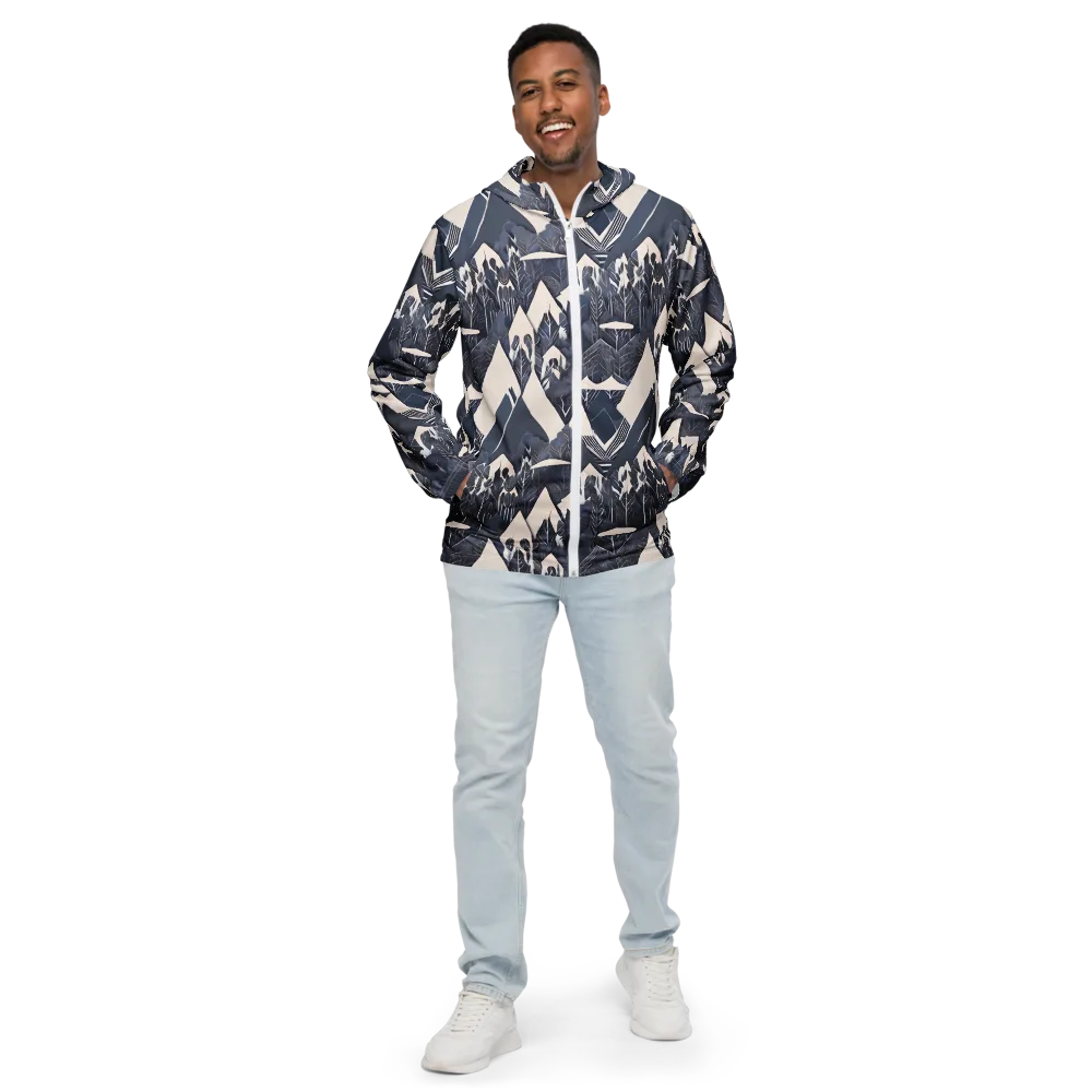 Nocturne Botanica on Men's Windbreaker — Front