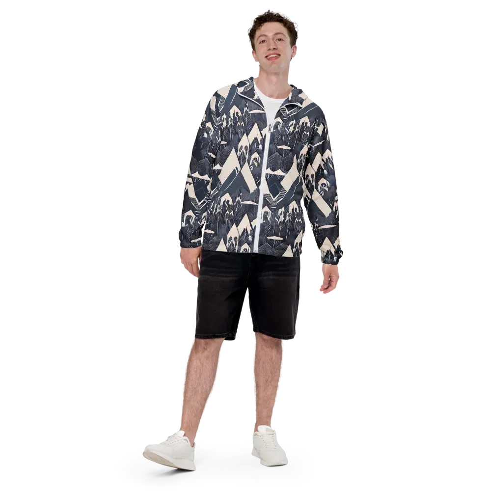 Nocturne Botanica on Men's Windbreaker — Back print