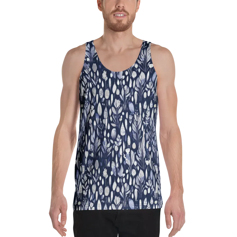 Midnight Herbarium on Men's Tank Top — Front