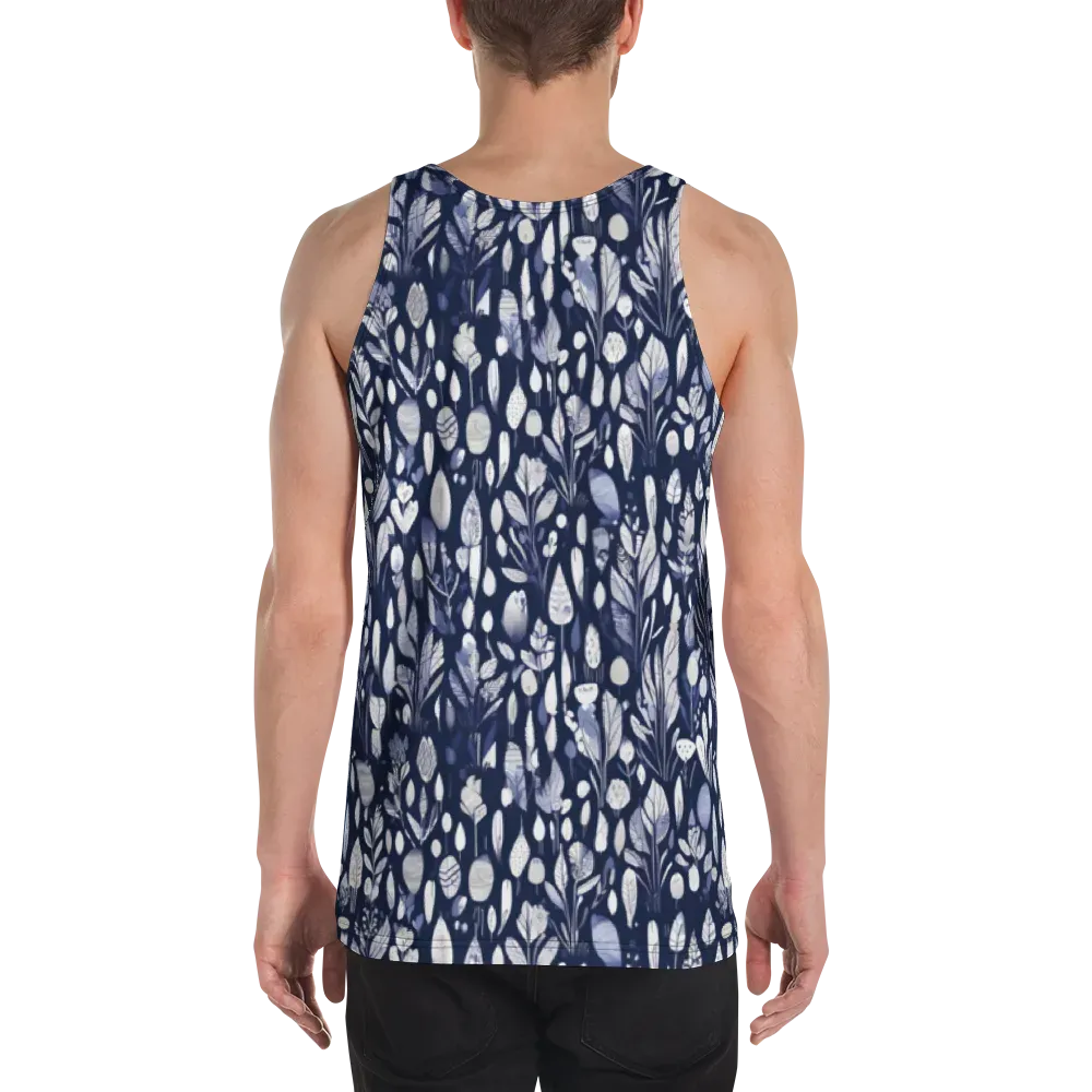 Midnight Herbarium on Men's Tank Top — Back