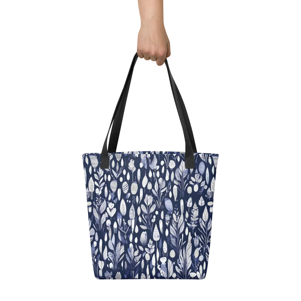 Midnight Herbarium on Tote Bag — Print file