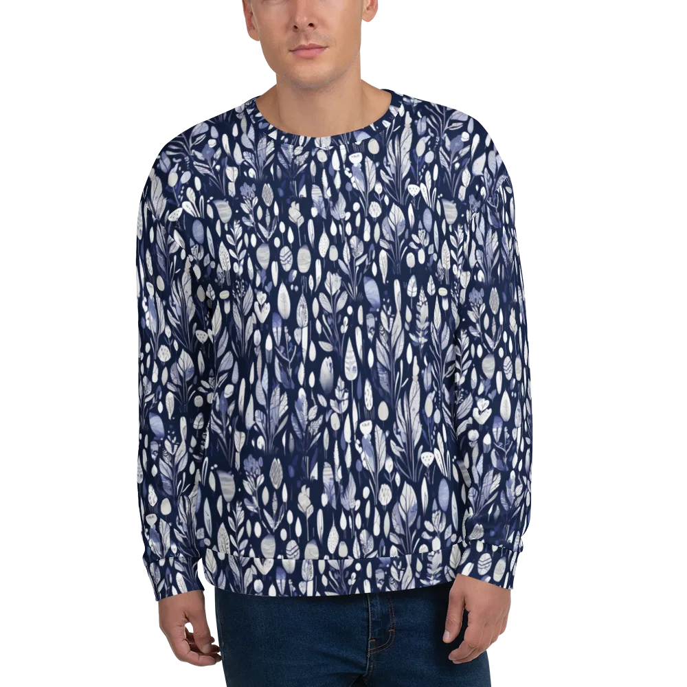 Midnight Herbarium on Sweatshirt — Front