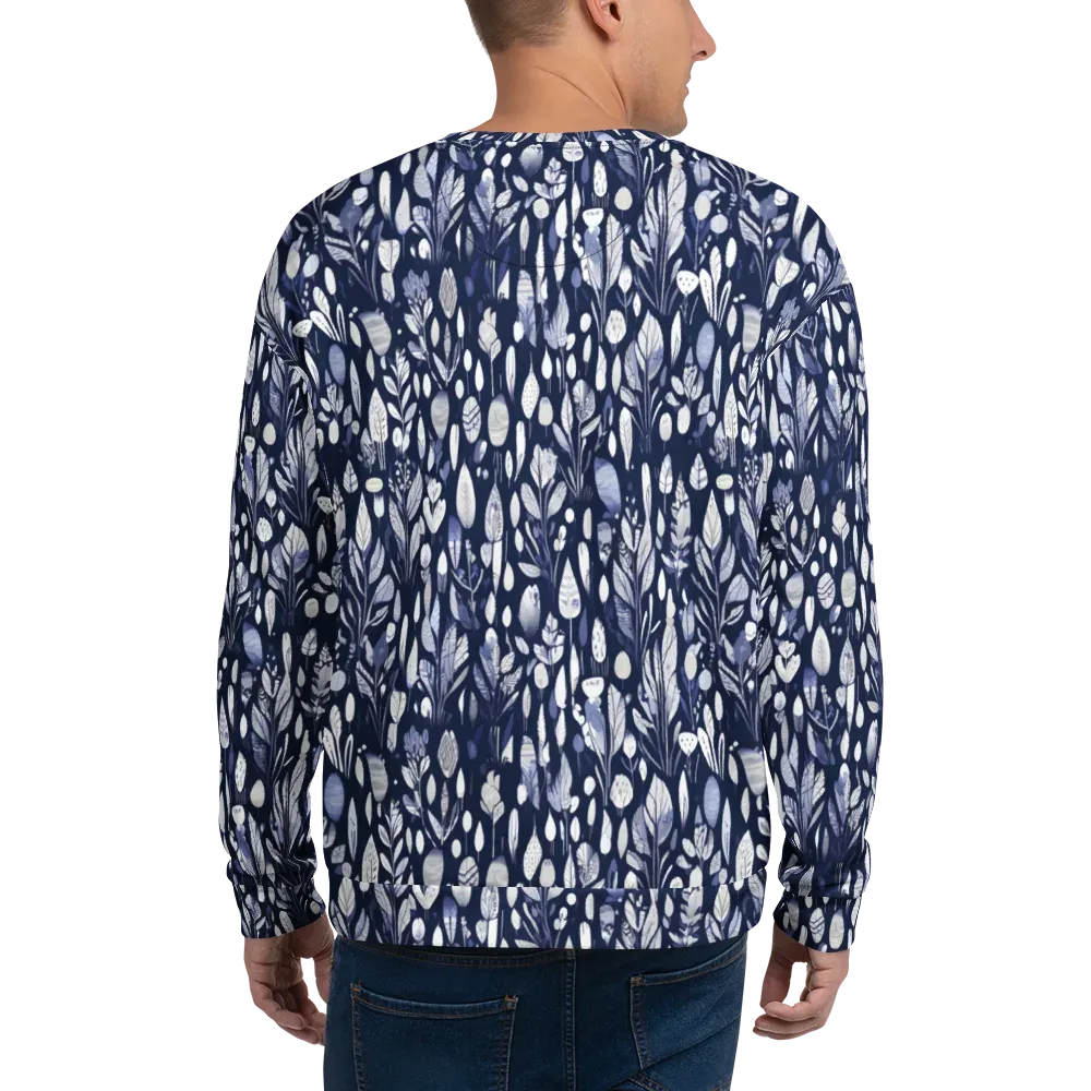 Midnight Herbarium on Sweatshirt — Back