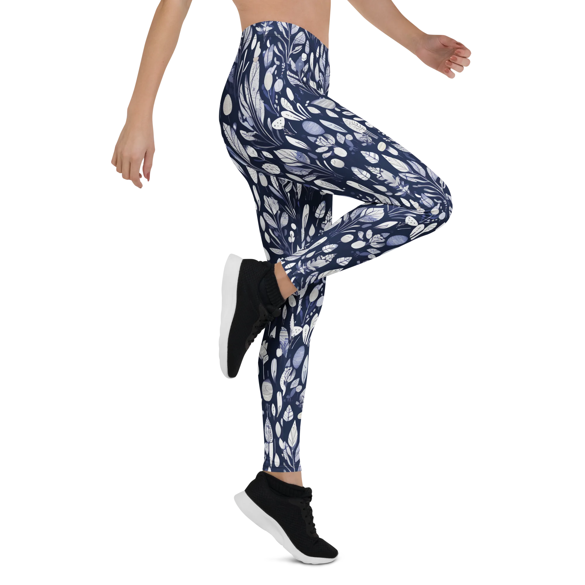 Midnight Herbarium on Leggings — Print file