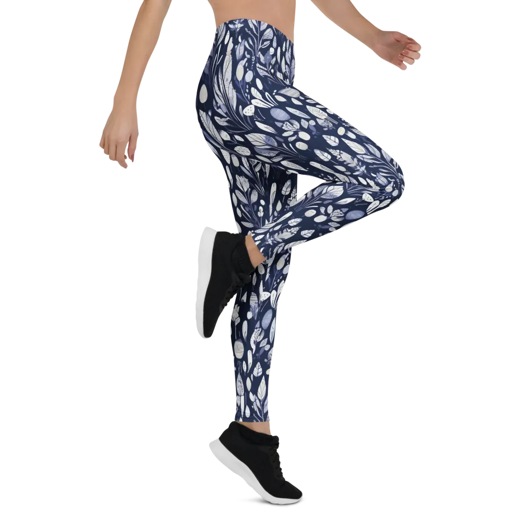 Midnight Herbarium on Leggings — Print file