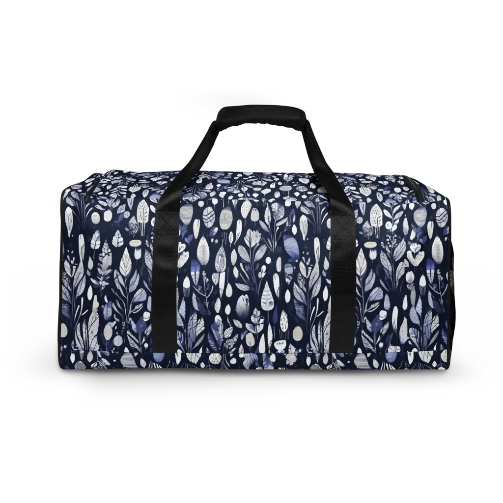 Midnight Herbarium on Duffle Bag — Back print