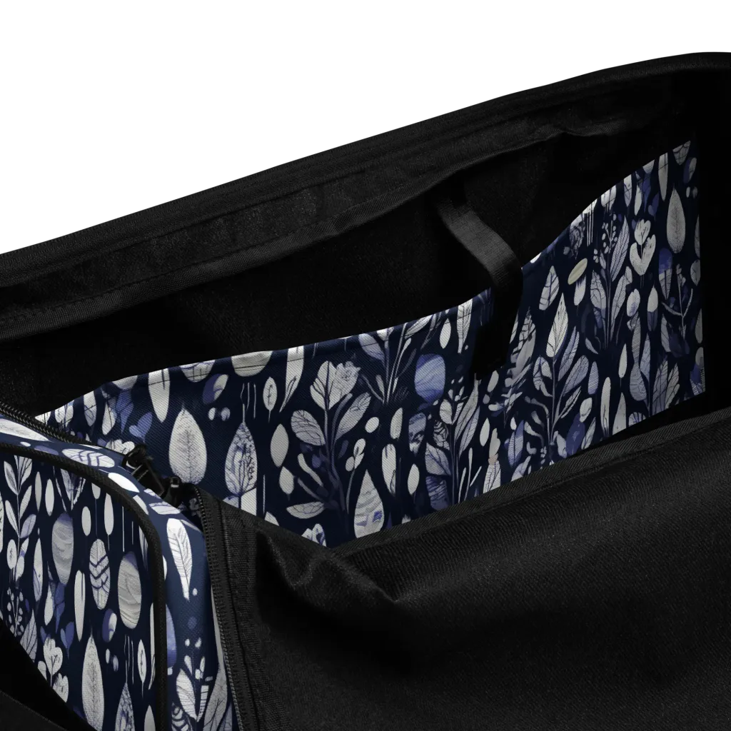 Midnight Herbarium on Duffle Bag — Product details