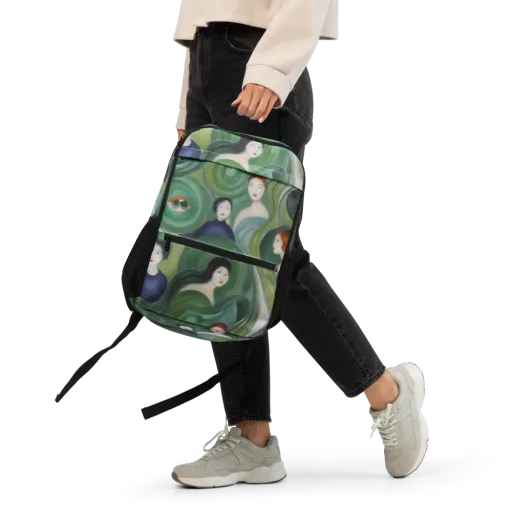 Emerald Reverie on a Utility Backpack