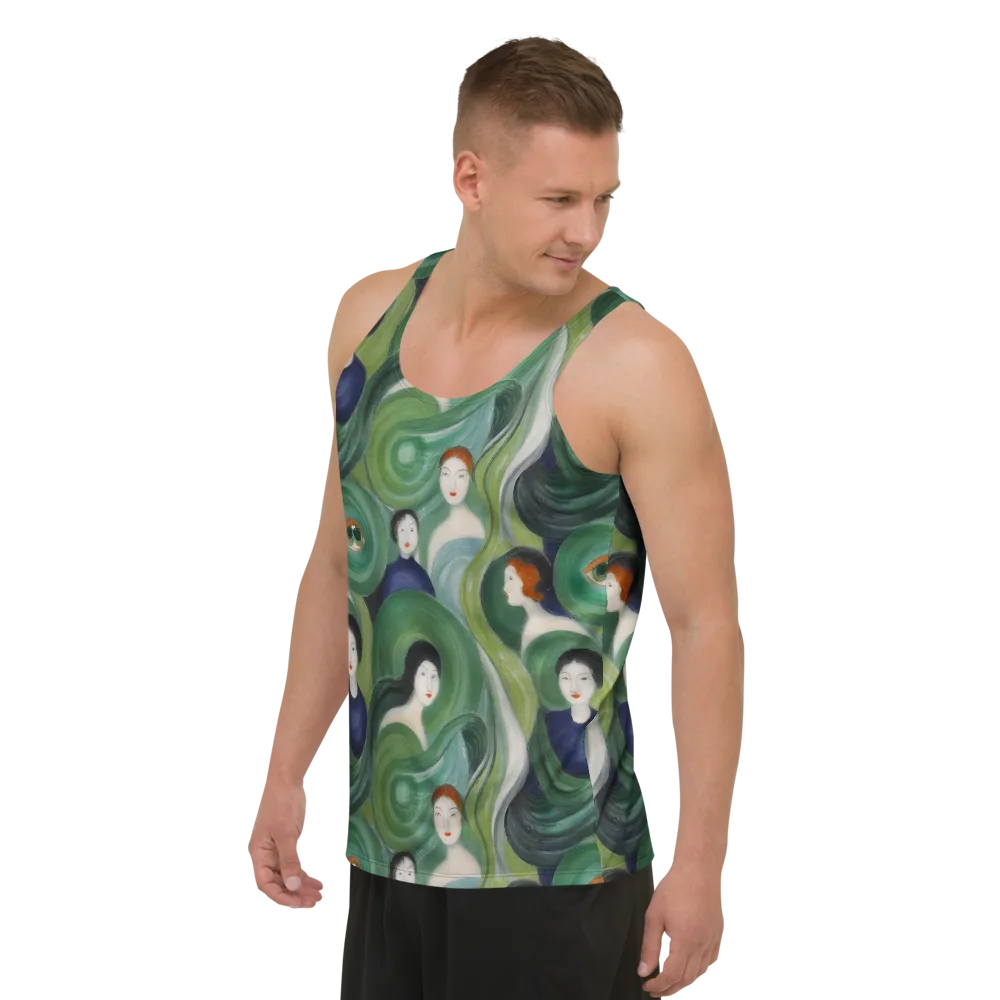 Emerald Reverie on Men's Tank Top — Front print