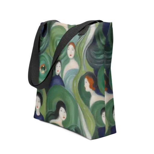 Emerald Reverie on a Tote Bag