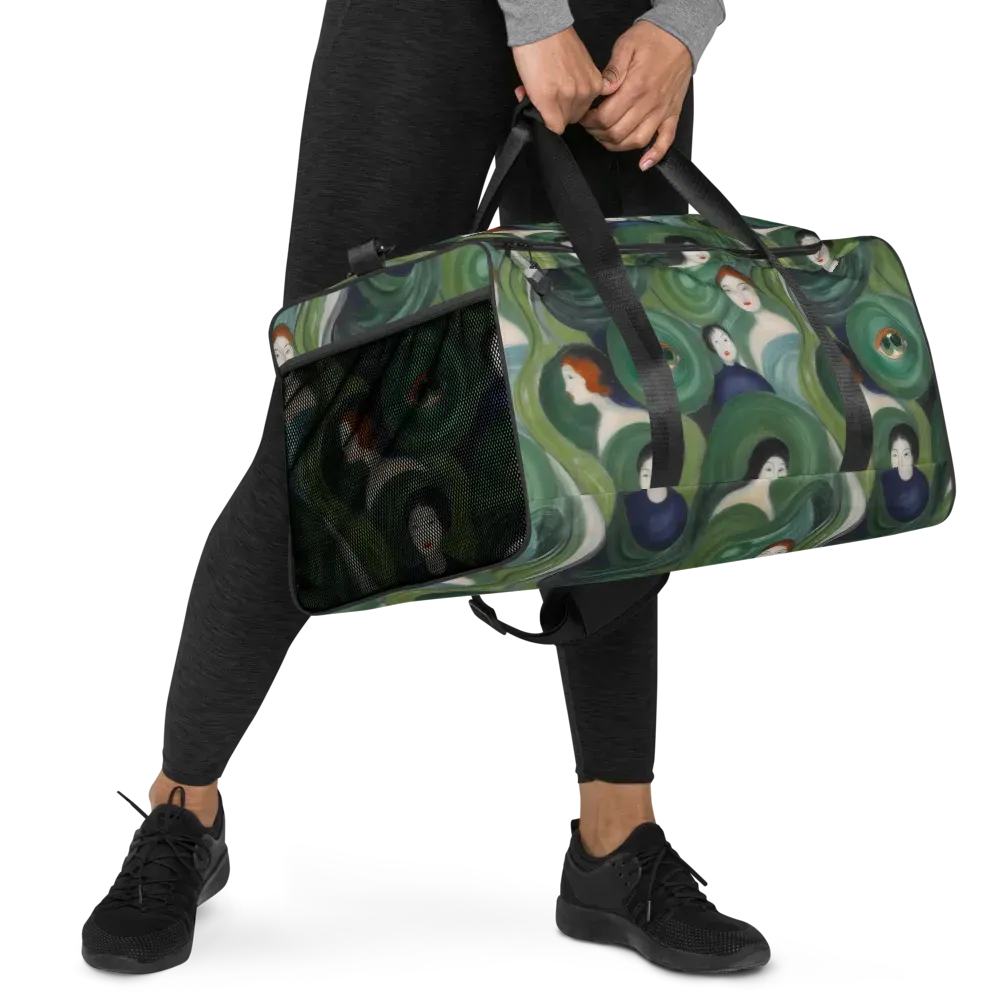 Emerald Reverie on Duffle Bag — Right Front