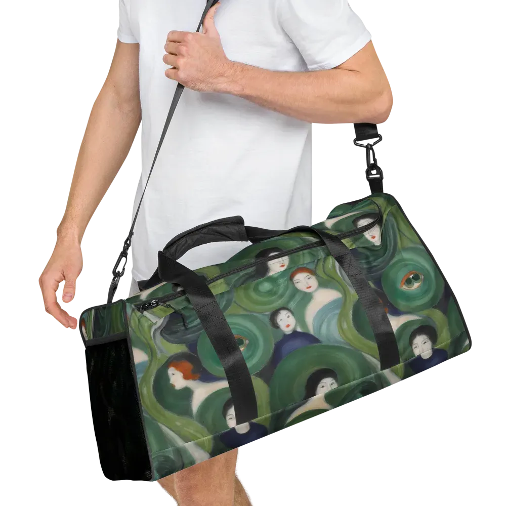 Emerald Reverie on Duffle Bag — Back print