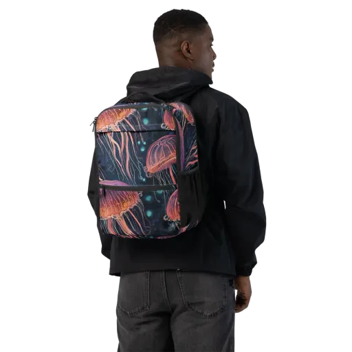 Jellyfish Nocturne on a Utility Backpack