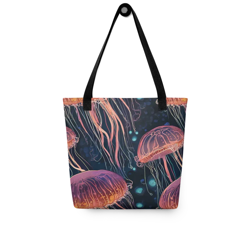 Jellyfish Nocturne on Tote Bag — Front