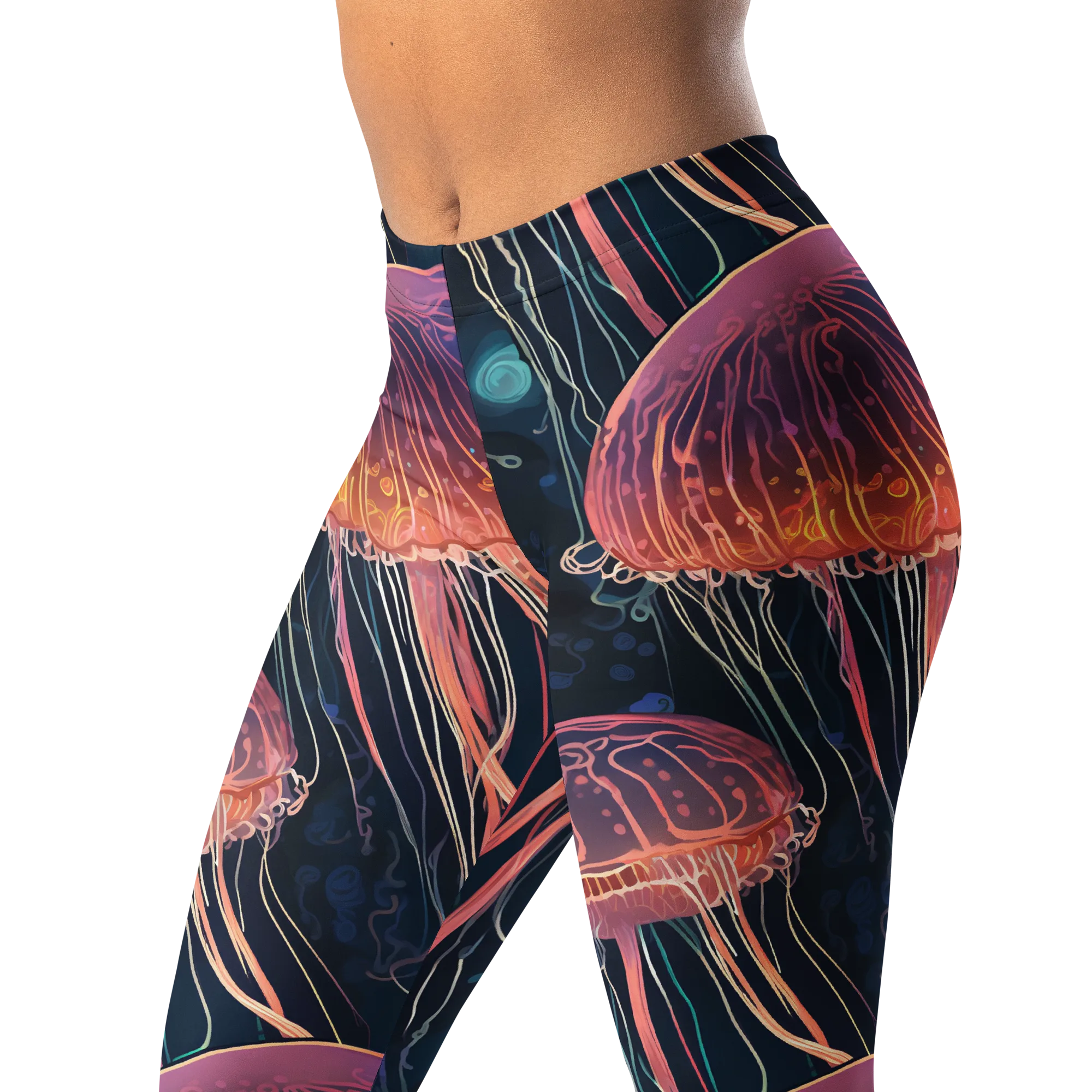 Jellyfish Nocturne on Leggings — Print file