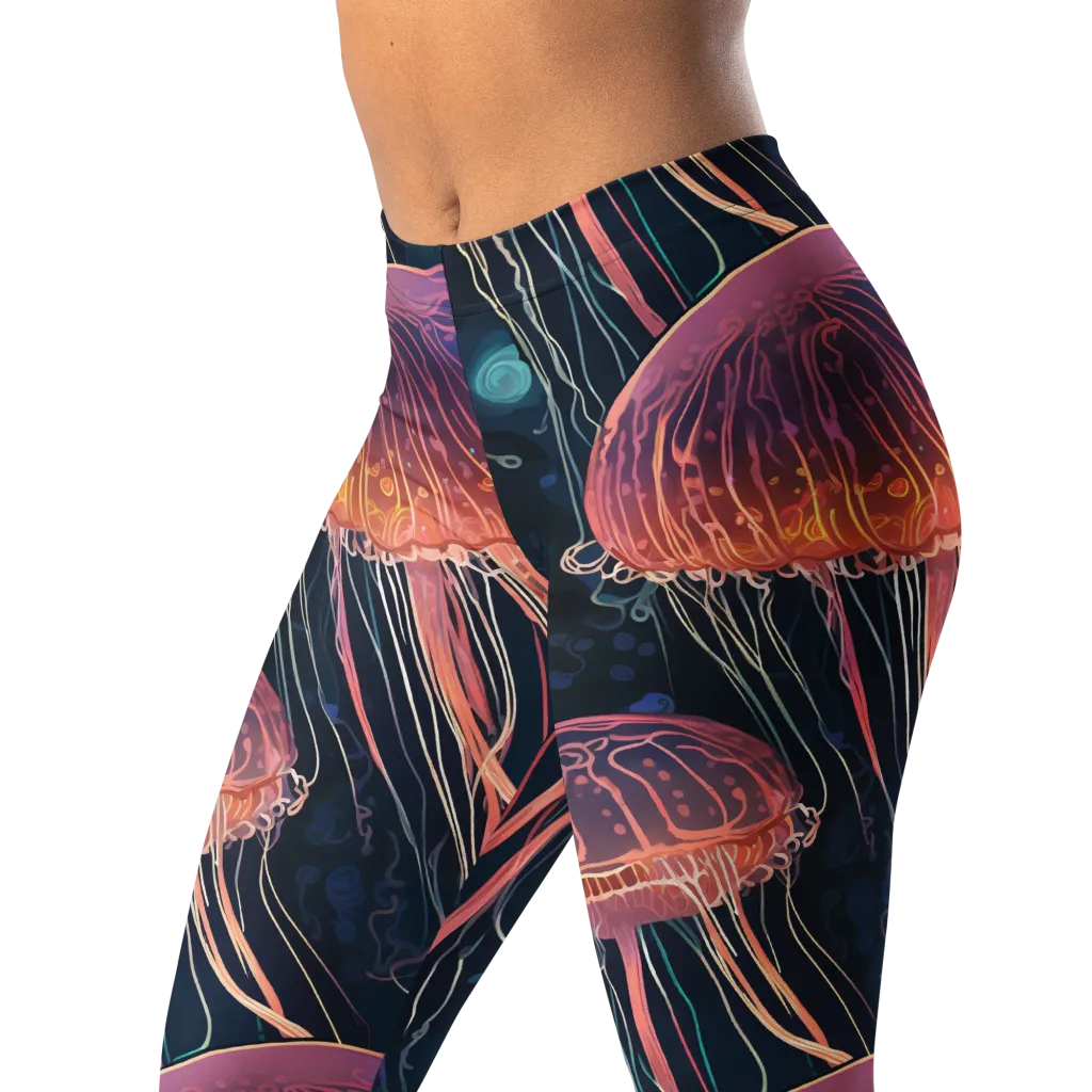 Jellyfish Nocturne on Leggings — Print file